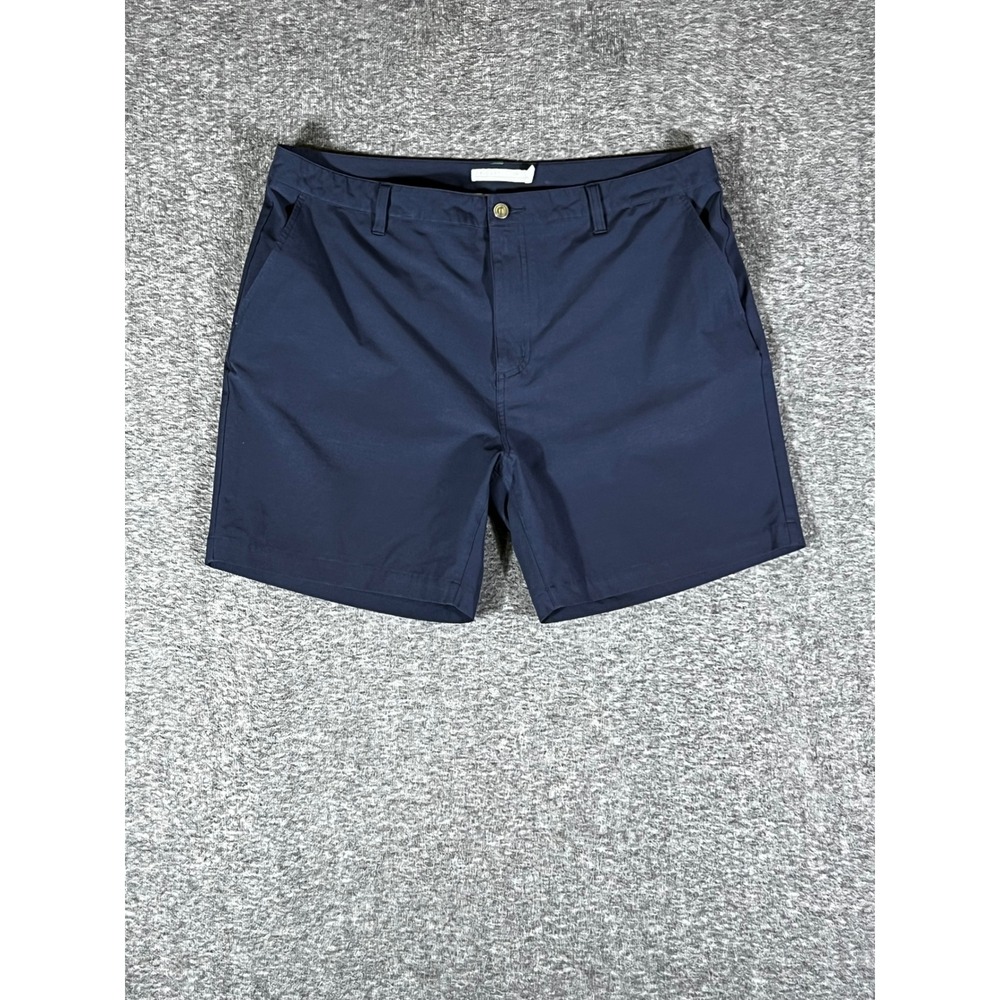 Criquet Mens Performance Golf Shorts Navy Blue Size‎ 38 Stretch Flat Front
